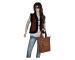 Women's Antique Crazy Horse Cowhide Shoulder Bag Mini Genuine Leather Backpack Bag